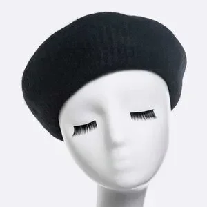 Accessories | Brushed Structured Wool Beret 3 Colors | Poshmark display picture 2